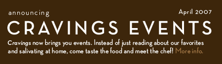 Announcing Cravings Events