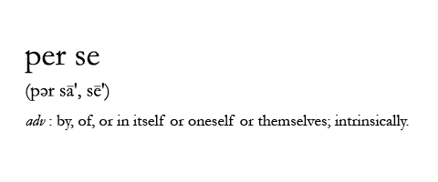 definition of per se