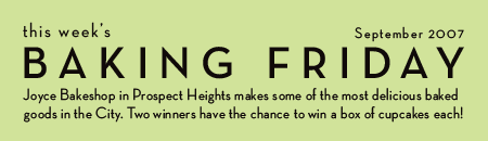 Baking Friday: Joyce Bakeshop