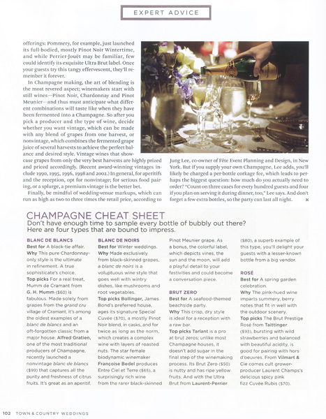 Town & Country Wedding - Bubble Indemnity - Cynthia Sin-Yi Cheng