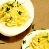 Prune's deviled eggs
