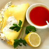 Prune's fried oyster omelette