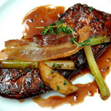 Glazed calves liver from Thor