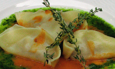 Thalassa lamb shank ravioli