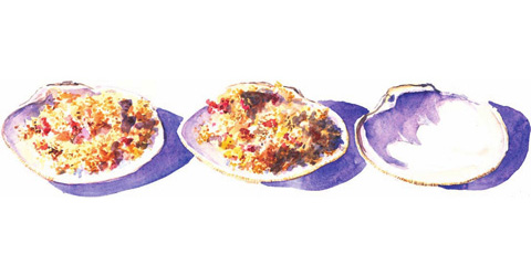 Clams Casino from Gastronomica