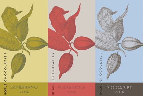 Rogue Chocolatier's bars