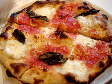 Margherita pizza from Co.