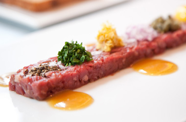 Steak Tartare at Aureole