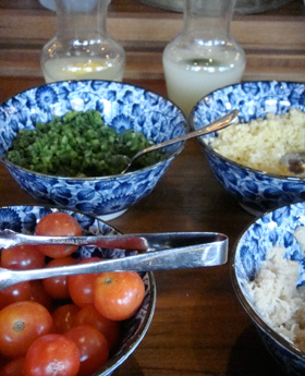 DIY Bloody Mary at Double Crown