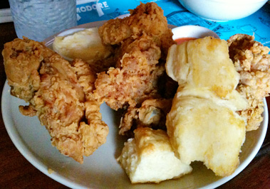 Three Thighs and Biscuits at The Commodore Williamsburg