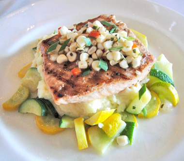 4th Street Bistro's Wild King Salmon