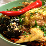 Sichuan style chicken in hot and spicy sauce