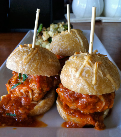 Gravy Meatball Sliders