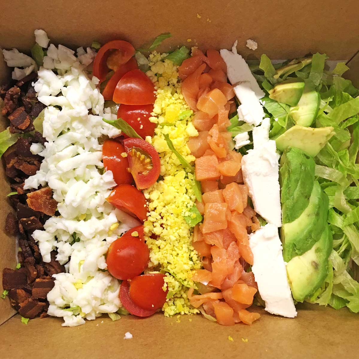 Petrossian Cafe Smoke Fish Cobb Salad / Celia Sin-Tien Cheng