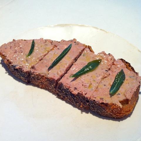 Chicken Liver Toast