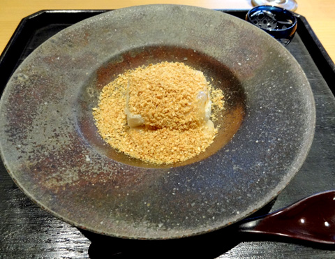 Baked Sesame Tofu with Honey  焼胡麻豆腐