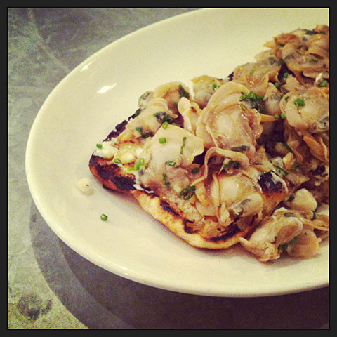 Long Island Clam Toast