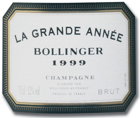 1999 Bollinger Grande Année