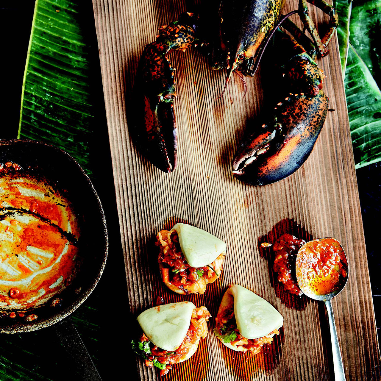 Bao-ed Lobster in Warm Chile Butter