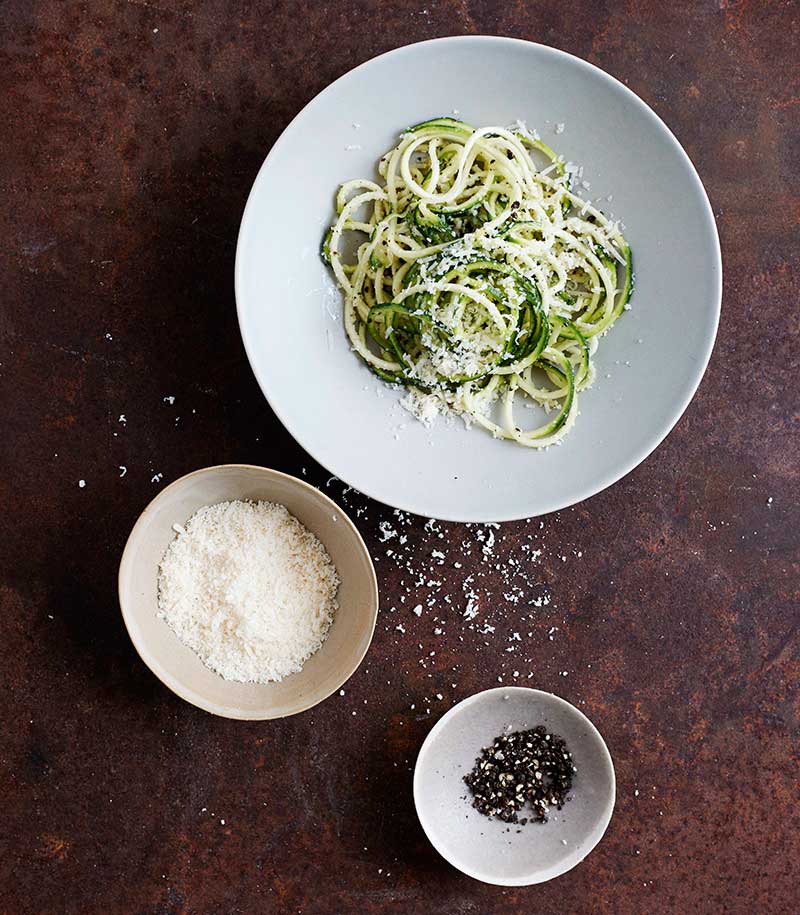 Zucchini Cacio e Pepe